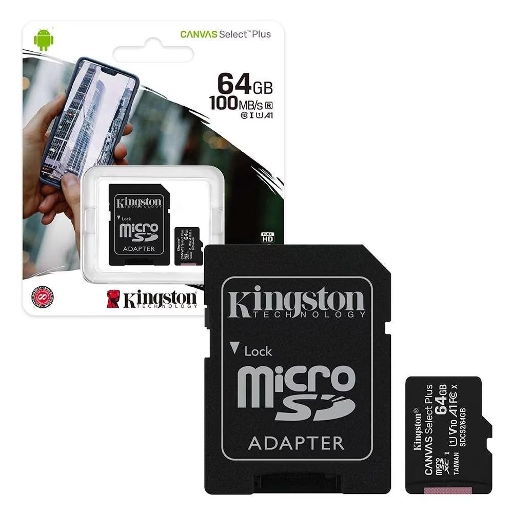 Memoria Micro SD 64GB Kingston Clase 10